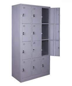 Alternative view of Tủ locker sắt 12 ngăn sơn tĩnh điện Sài Gòn LK12 - TM32158