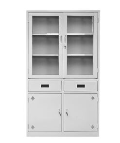 Tủ lưu trữ kim loại 2 cánh kính TS32087