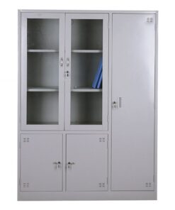 Tủ sắt cao cấp 2 cánh kính đa dụng - SKU: TS32073