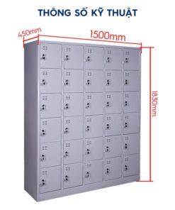Alternative view of Tủ Locker Văn Phòng 30 Ngăn TM32137