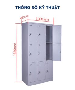 Tủ Sắt Locker 9 Ngăn Đa Năng TM32126 Tủ Sắt Locker 9 Ngăn Đa Năng TM32126 - Ảnh 4