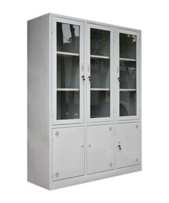 Tủ Hồ Sơ Thép 3 Cánh Kính Đa Năng TS32069 - Ảnh 3