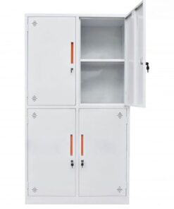 Tủ tài liệu sắt TL04B cao cấp, sơn tĩnh điện xám (W1000 x D450 x H1830mm) - TD32247 Tủ tài liệu sắt TL04B cao cấp, sơn tĩnh điện xám (W1000 x D450 x H1830mm) - TD32247 - Ảnh 4