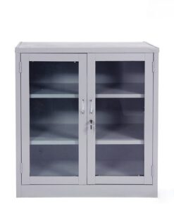 Tủ lưu trữ sắt hiện đại 2 cánh kính SKU: TD32280