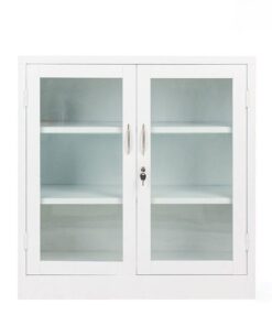 Tủ đựng hồ sơ 2 ngăn kính nhỏ gọn