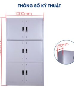 Tủ sắt Locker Văn phòng 6 ngăn hiệu quả - TD32314 Tủ sắt Locker Văn phòng 6 ngăn hiệu quả - TD32314 - Ảnh 3