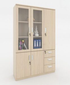 Alternative view of Tủ tài liệu gỗ MDF phủ Melamine chống trầy xước TW32613