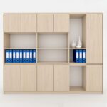 Tủ Tài Liệu MDF Melamine Cao Cấp OC32587