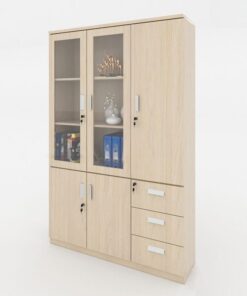 Tủ tài liệu gỗ MDF phủ Melamine chống trầy xước TW32613 - Ảnh 3