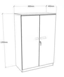 Tủ lưu trữ hiện đại MDF phủ Melamine TW32717 - Ảnh 7