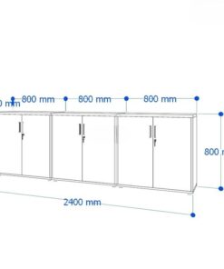 Tủ tài liệu công nghiệp Melamine cao cấp TW32733 - Ảnh 7