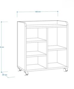 Tủ phụ di động đa năng Sài Gòn 60x30x65 TW32832 - Ảnh 4
