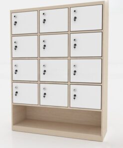 Tủ Locker Gỗ 12 Ngăn 3 Khoang TL32957 - Ảnh 2