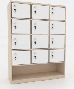 Tủ Locker Gỗ 12 Ngăn 3 Khoang TL32957 - Ảnh 3