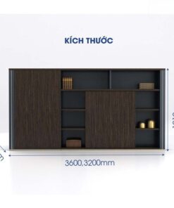 Tủ Văn Phòng Gỗ MDF Cao Cấp DD33106 - Ảnh 3