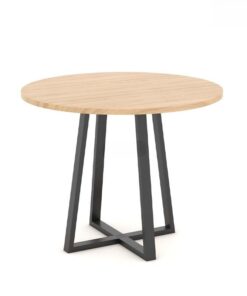 Bàn tròn chân sắt ANETO WK33504