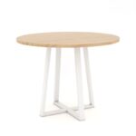 Bàn tròn chân sắt hiện đại ANETO WK33499
