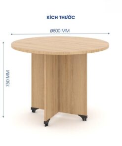 Bàn Tròn Gỗ Cao Cấp ANETO WK33523 Bàn Tròn Gỗ Cao Cấp ANETO WK33523 - Ảnh 4