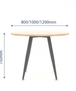 Bàn tròn chân sắt cao cấp ANETO WK33512 Bàn tròn chân sắt cao cấp ANETO WK33512 - Ảnh 4