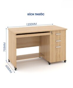 Bàn làm việc hiện đại 1m2 WK33574 - Ảnh 4