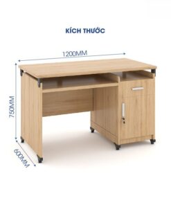 Bàn làm việc văn phòng 1m2 WK33569 Bàn làm việc văn phòng 1m2 WK33569 - Ảnh 4