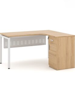 Bàn làm việc văn phòng hiện đại 1m4 WK33736 - Ảnh 4