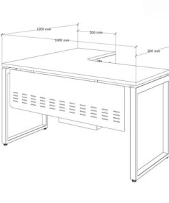 Bàn làm việc văn phòng 1m4 ANETO WK33836 Bàn làm việc văn phòng 1m4 ANETO WK33836 - Ảnh 9