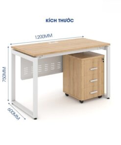 Bàn Làm Việc Cao Cấp ANETO Wk33872 - Ảnh 8