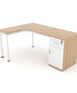Bàn Làm Việc Chữ L 1m4 ANETO WK34070