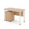 Bàn làm việc văn phòng 1m2 hiện đại ANETO WK34118