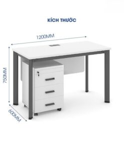 Bàn làm việc văn phòng 1m2 WK34108 Bàn làm việc văn phòng 1m2 WK34108 - Ảnh 5