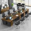 Bàn làm việc nhóm 8 người ANETO WC34378 Bàn làm việc nhóm 8 người ANETO WC34378