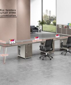 Cụm bàn làm việc 3 người ANETO WC34585 - Ảnh 2