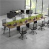 Cụm bàn làm việc 8 người ANETO W834676