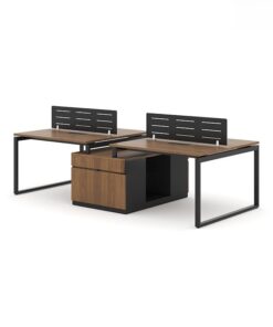 Cụm Bàn Làm Việc 4 Người Hiện Đại W434842