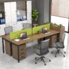Cụm bàn làm việc 4 người hiện đại W434825 Cụm bàn làm việc 4 người hiện đại W434825