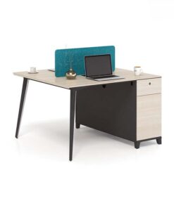 Alternative view of Cụm bàn làm việc 2 người hiện đại W234936