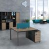Cụm bàn làm việc 2 người cao cấp W234932