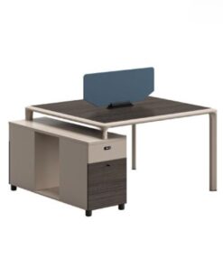 Alternative view of Cụm bàn làm việc 2 người hiện đại 1m5 W234922