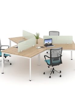 Alternative view of Cụm Bàn Làm Việc Văn Phòng 3 Người W334913