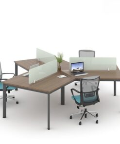 Cụm Bàn Làm Việc Văn Phòng 3 Người W334913