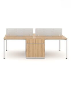 Cụm Bàn Làm Việc 4 Người 2m4 W434898 Cụm Bàn Làm Việc 4 Người 2m4 W434898 - Ảnh 2