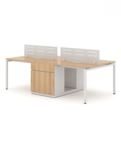 Cụm Bàn Làm Việc 4 Người 2m4 W434898