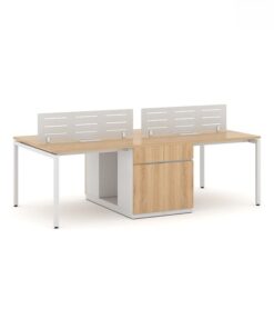 Cụm Bàn Làm Việc 4 Người 2m4 W434898 Cụm Bàn Làm Việc 4 Người 2m4 W434898 - Ảnh 3