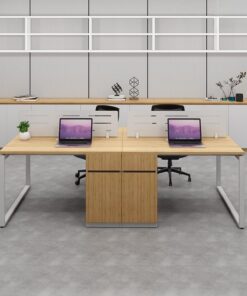 Cụm Bàn Làm Việc 4 Người 2m4 W434882 - Ảnh 9