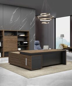 Bàn Giám Đốc Mặt Gỗ Laminate Cao Cấp PD35664