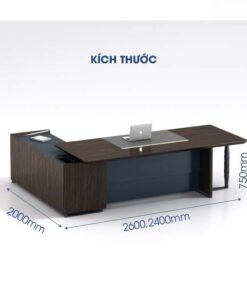 Bàn giám đốc cao cấp 2m6 MS36137 Bàn giám đốc cao cấp 2m6 MS36137 - Ảnh 3