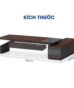 Bàn giám đốc 3m Cao Cấp MS36194 - Ảnh 7