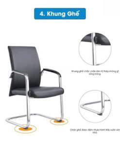 Ghế chân quỳ da cao cấp KQ36719 - Ảnh 4