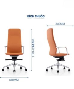 Ghế xoay văn phòng da LO37231 Ghế xoay văn phòng da LO37231 - Ảnh 6